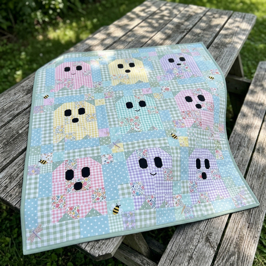 Ghost Party!!! Quilt PDF Pattern Download