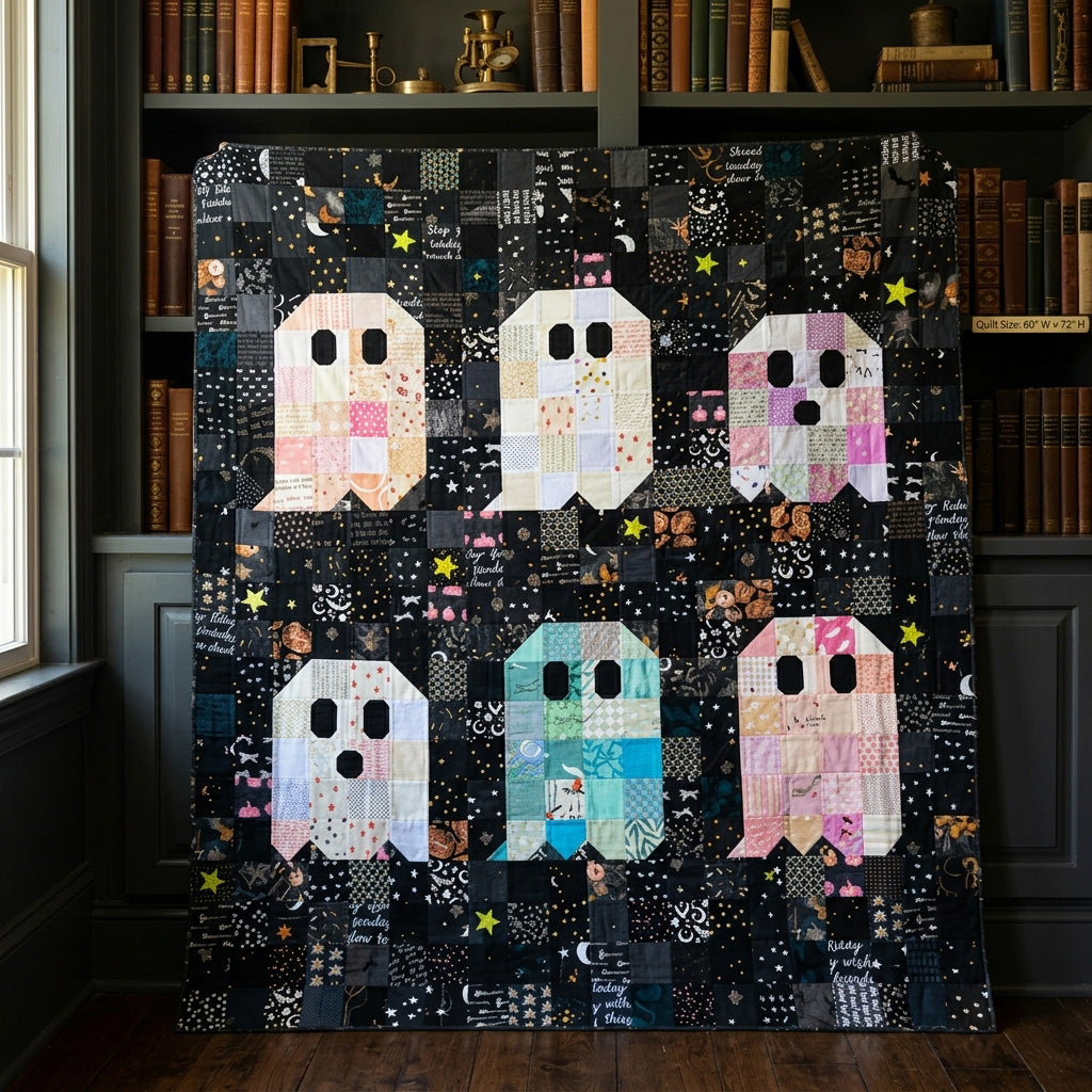 Ghost Party!!! Quilt PDF Pattern Download