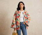 Marie Quilted Coat Sewing Pattern PDF | Beginner Layering Jacket XXS–XXL