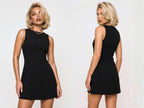 Jackie Dress Boat Neck Mini A-line Dress PDF Sewing Pattern, Easy Women Sleeveless Dress