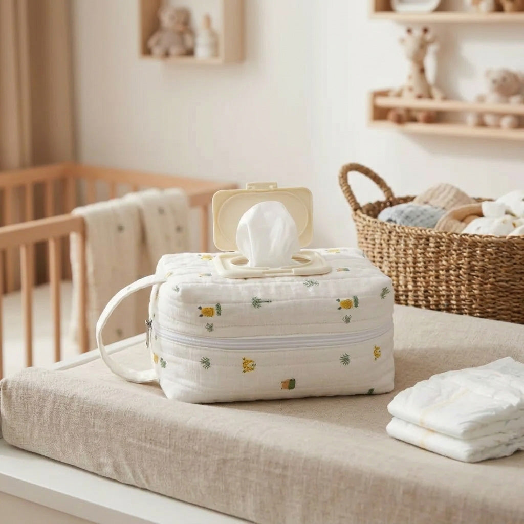 Diaper and Wipes Pouch Sewing Pattern | Beginner Friendly (PDF A4/A0/US Letter)