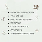 Diaper and Wipes Pouch Sewing Pattern | Beginner Friendly (PDF A4/A0/US Letter)