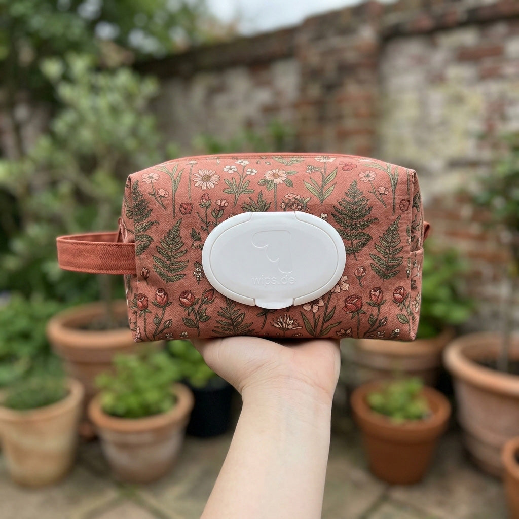 Double Zipper Wipe Pouch PDF Sewing Pattern