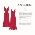 Evening Slip Dress Sewing Pattern PDF | V-Neck Bias Cut Dress US 0–22