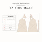 Evening Slip Dress Sewing Pattern PDF | V-Neck Bias Cut Dress US 0–22