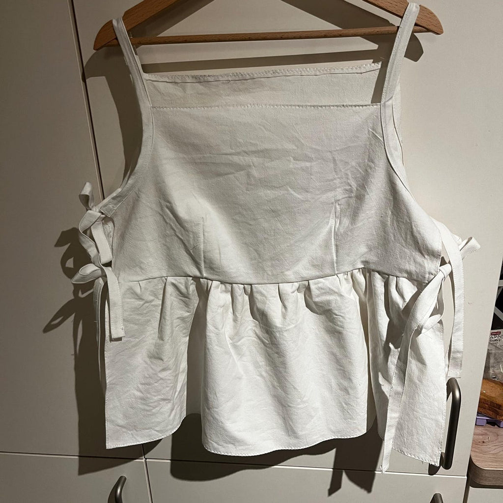 Side Tie Top Sewing Pattern PDF | Women’s Peplum Blouse US 00–22