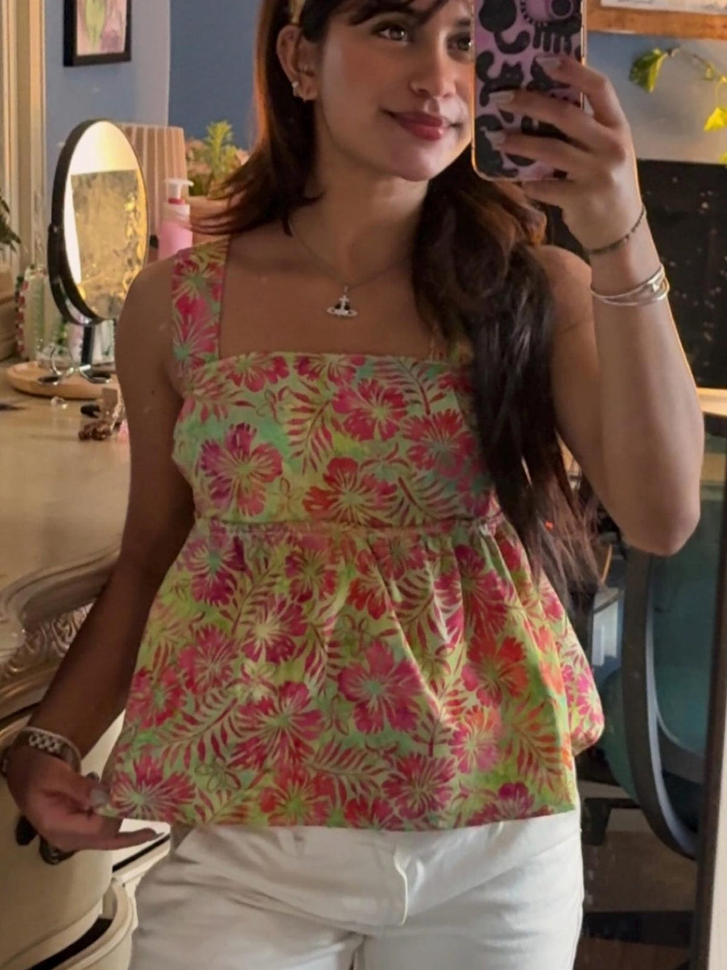 Tie Back Top Sewing Pattern PDF | Women’s Peplum Blouse & Summer Top