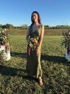 Evening Slip Dress Sewing Pattern PDF | V-Neck Bias Cut Dress US 0–22