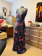 Evening Slip Dress Sewing Pattern PDF | V-Neck Bias Cut Dress US 0–22