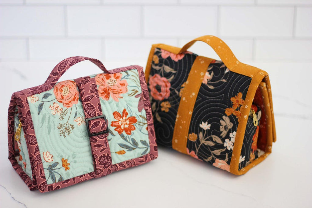 The Ultimate Organizer Set: Quilted Book Sleeve & Nightingale Zipper Case PDF Patterns