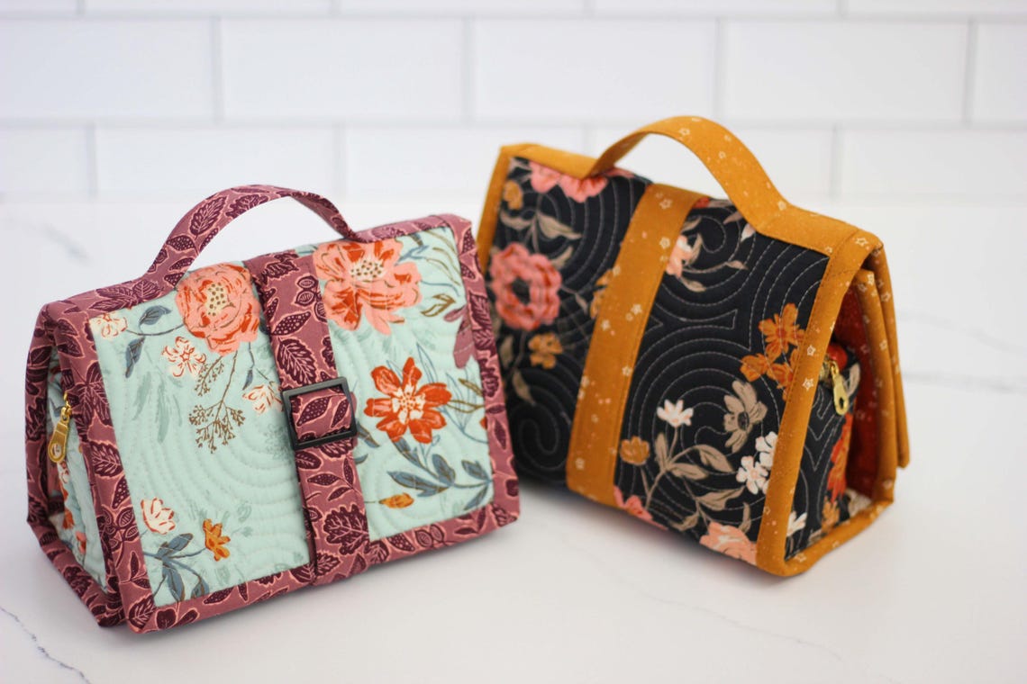 The Ultimate Organizer Set: Quilted Book Sleeve & Nightingale Zipper Case PDF Patterns