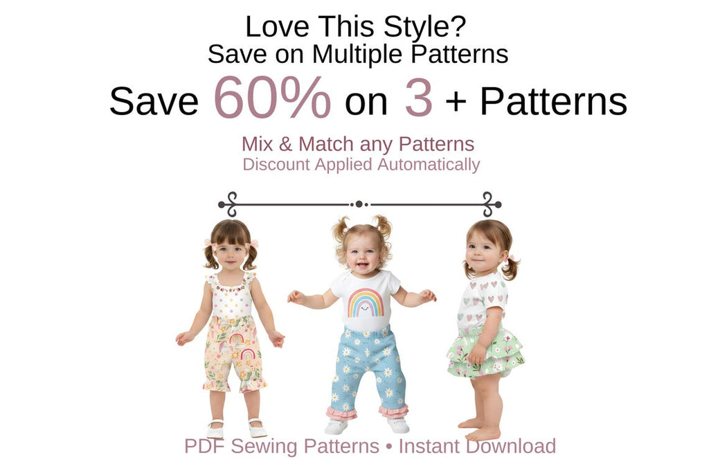 Baby Sewing Pattern Bundle | 16+ PDF Projects