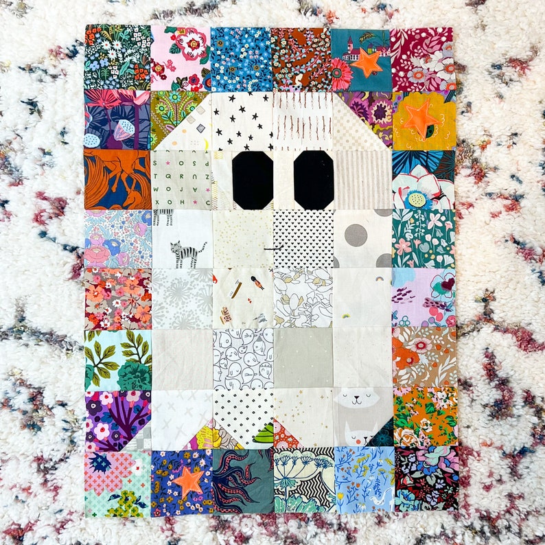 Ghost Party!!! Quilt PDF Pattern Download