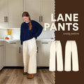 Lane Pants PDF Sewing Pattern | Size Inclusive 0-34 | Beginner Friendly