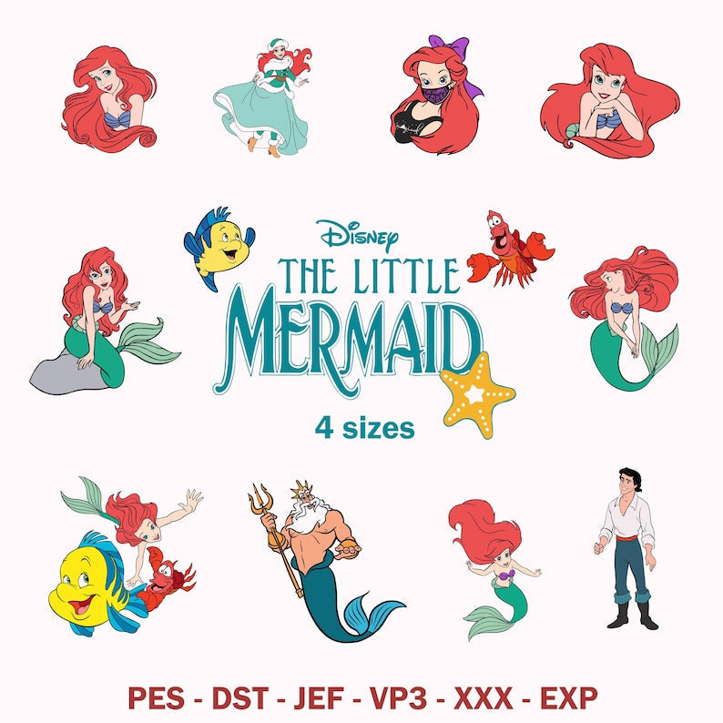 Mega Embroidery Bundle | 4 sizes | Pes, Jef, Exp, Dst, Vp3, Xxx | Instant Download