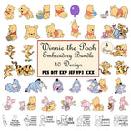 Mega Embroidery Bundle | 4 sizes | Pes, Jef, Exp, Dst, Vp3, Xxx | Instant Download