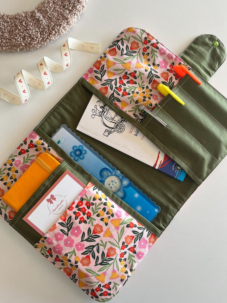 The Ultimate Organizer Set: Quilted Book Sleeve & Nightingale Zipper Case PDF Patterns