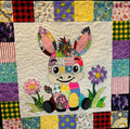 Patchwork Donkey Quilt Pattern PDF – Baby Blanket & Wall Hanging Applique Farm Design